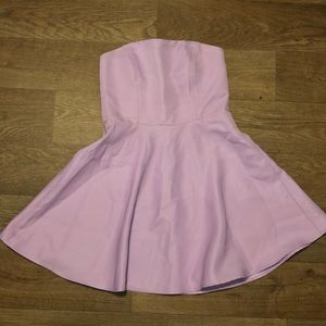 Topless lavender dress with back detail
